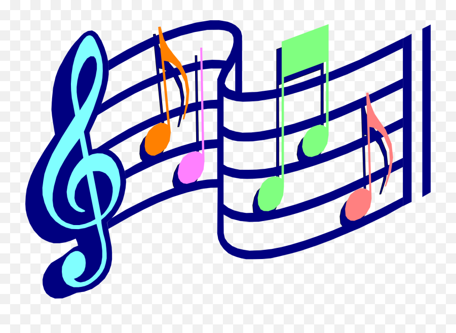 Music Mind And Rhythm - Colorful Music Staff And Notes Emoji,Rhythm Emotion