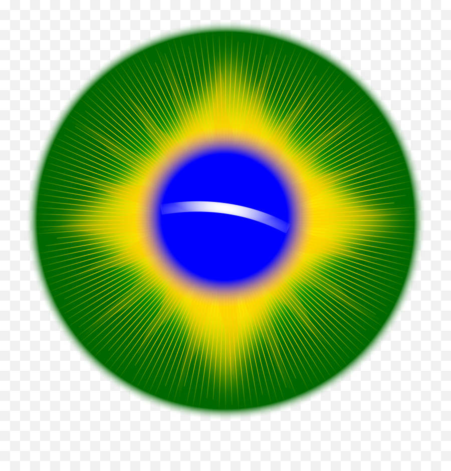 Rounded Brazil Flag - Dot Emoji,Brazil Flag Emoji Png