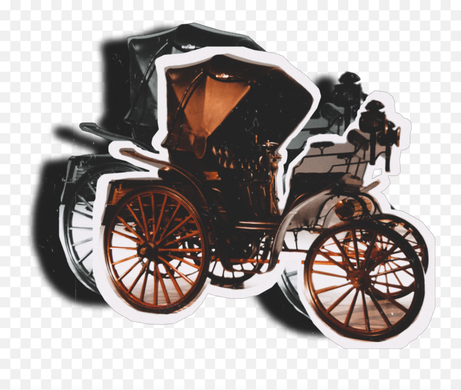 Sticker - Antique Emoji,Tricycle Emoji