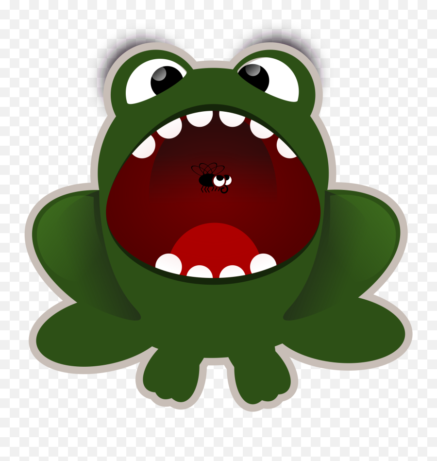 Open Mouth Clip Art - Animated Cartoon Open Mouth Emoji,Crocodile Emoticon Mouth Open