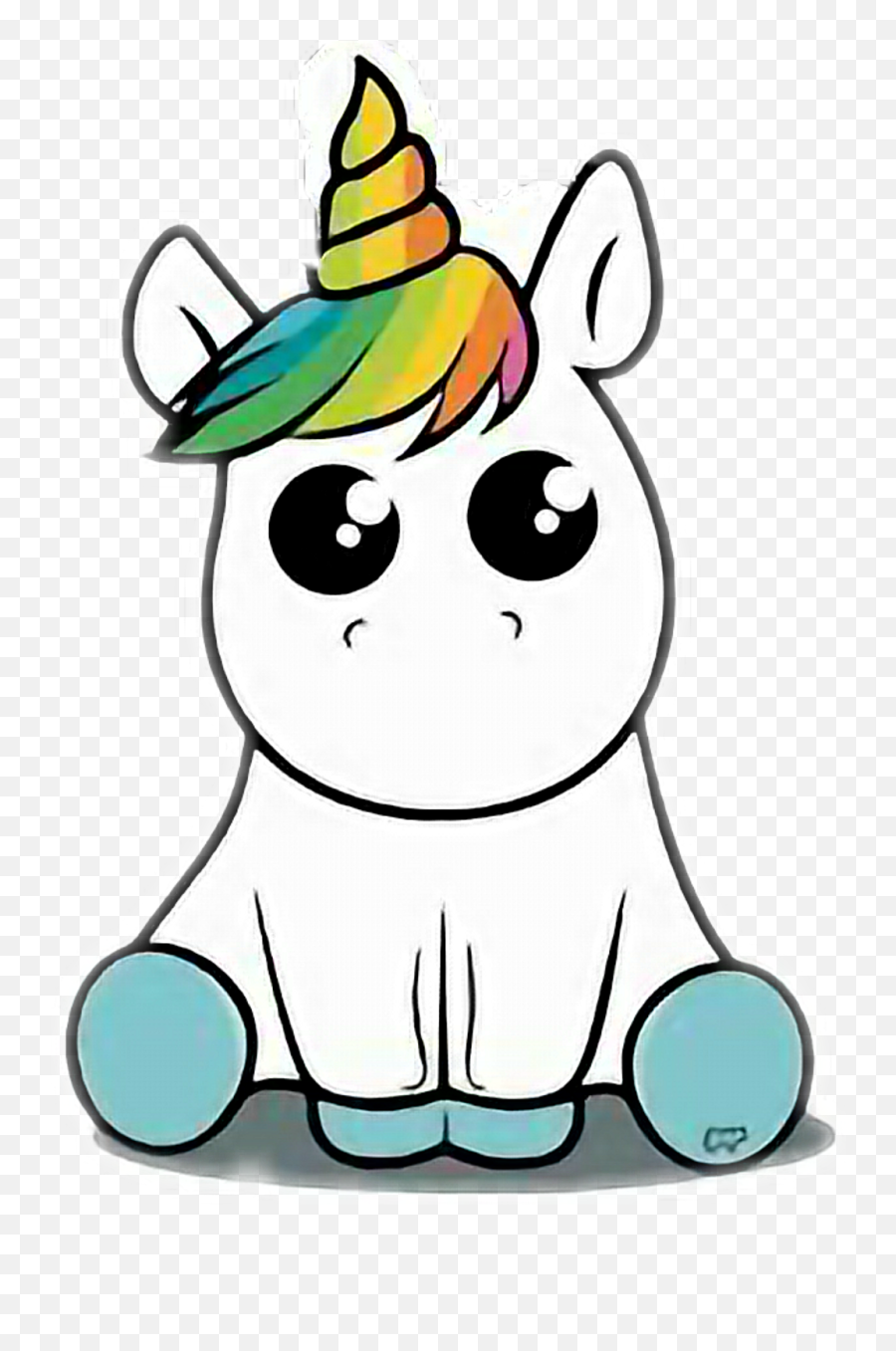 Unicornio Sticker Emoji,Unicornio Emoji Para Colorear