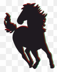 Horse Silhouette Stencil - Horse Png Download 800800 Horse Running Towards Silhouette Emoji,Horse Emoticon