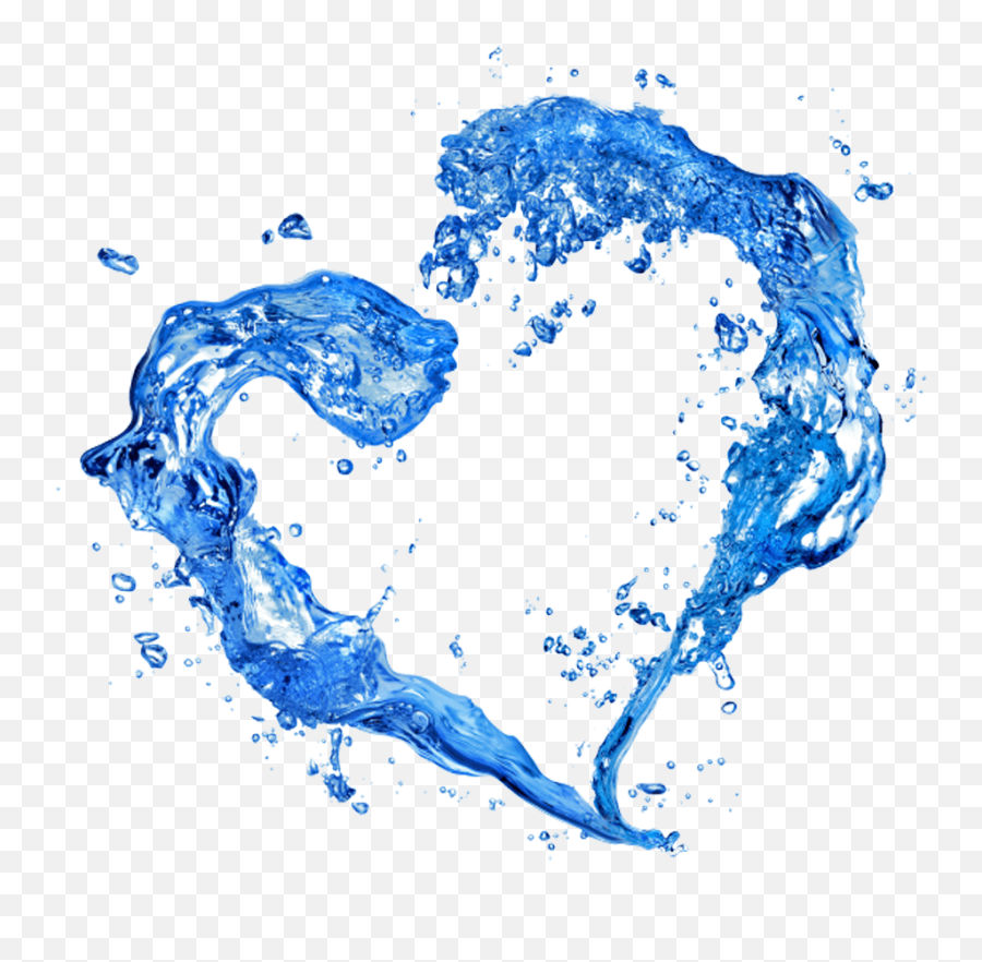 Water Heart Transparent Png - Stickpng Best Design In White Background Emoji,Emoticon Gota De Agua