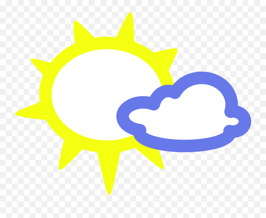 Free Weather Symbols Images Download Free Clip Art Free - Gambar Awan Dan Matahari Animasi Emoji,Cloud Umbrella Hearts Emoticons