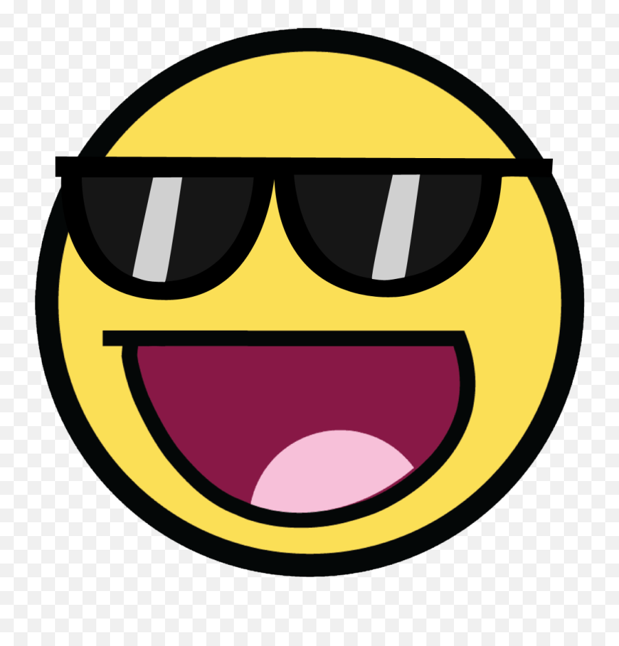 Swagfacepng Face Cool Face Emoji F 2197839 - Png Awesome Face With Sunglasses,Cool Emoji