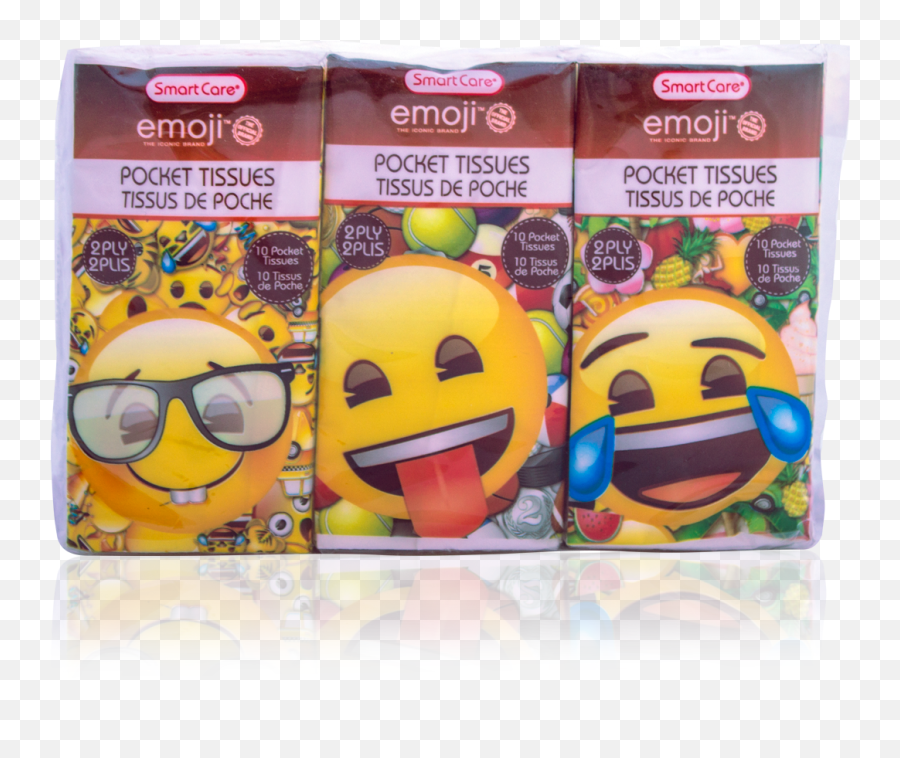 Smart Care Emoji Pocket Facial Tissues - Happy,Emoticon Items