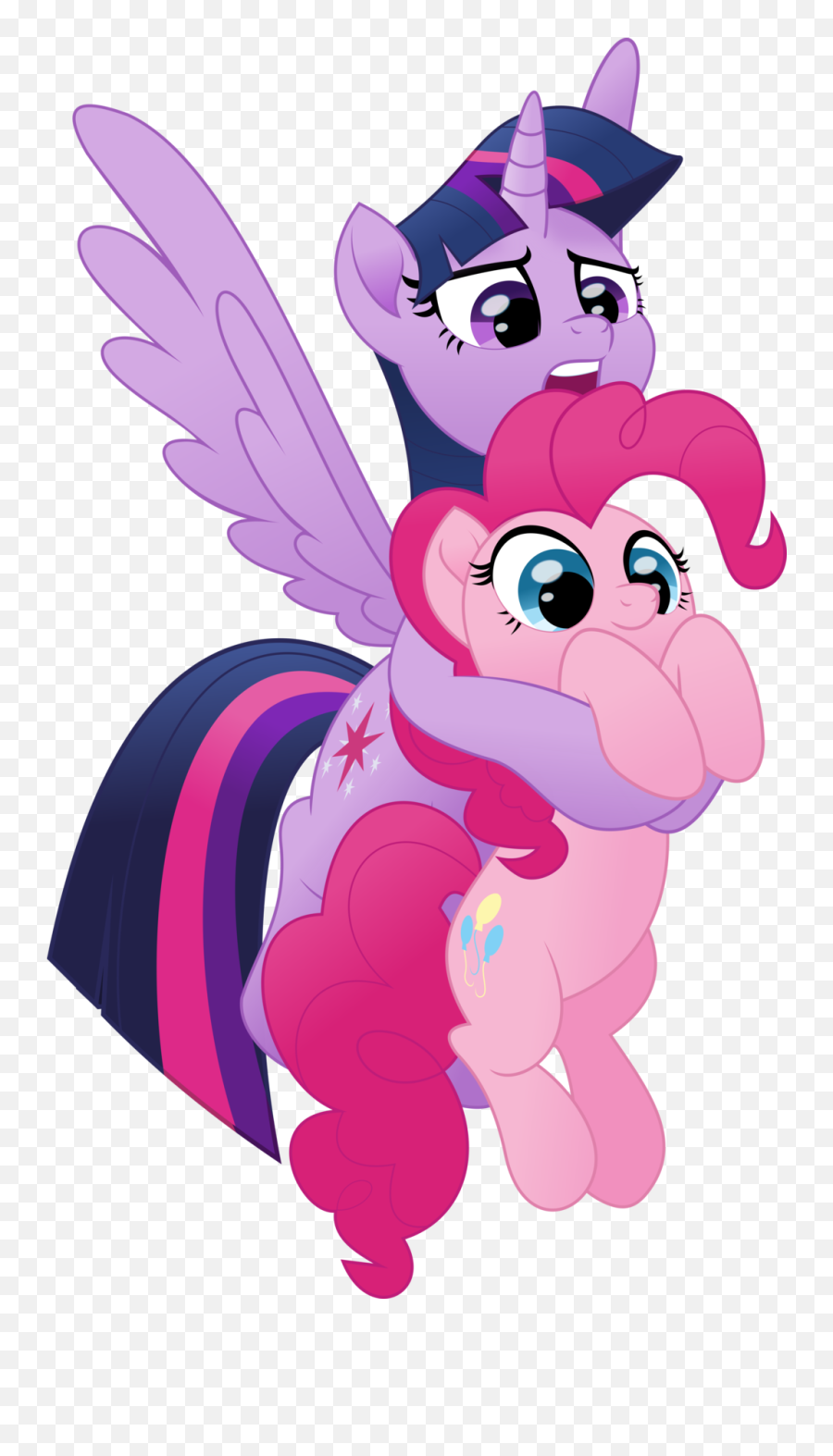 Pinkie Pie With Unicorn Horn - Twilight Sparkle And Pinkie Pie Emoji,Honda Horn Emojis