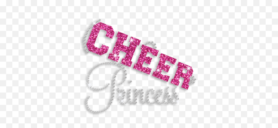 Cute Cheer Princess Rhinestone Glitter - Girly Emoji,Cheer Emotion