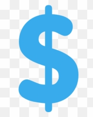 Blue Dollar Sign Clipart Kid - Blue Dollar Sign Clipart Emoji,Emoticon Dolar Png