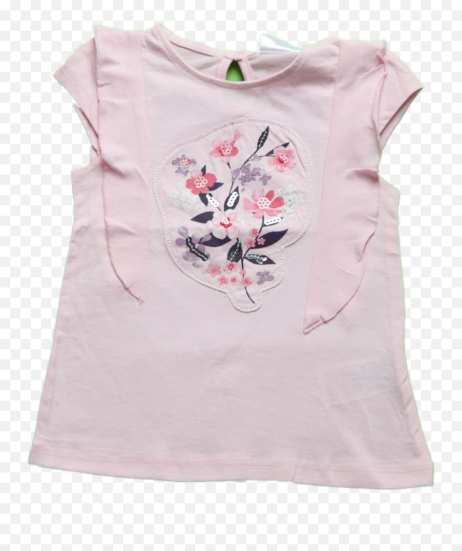 Girl - Flower Tshirt Sleeveless Emoji,Emoji Shirts Girls
