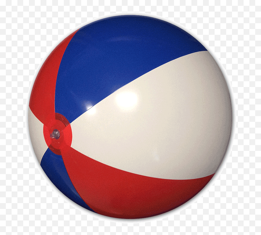 Red White U0026 Blue Glow Beach Ball Party Kit Pools U0026 Water - Beach Ball Emoji,Beach Ball Emoji Transparent