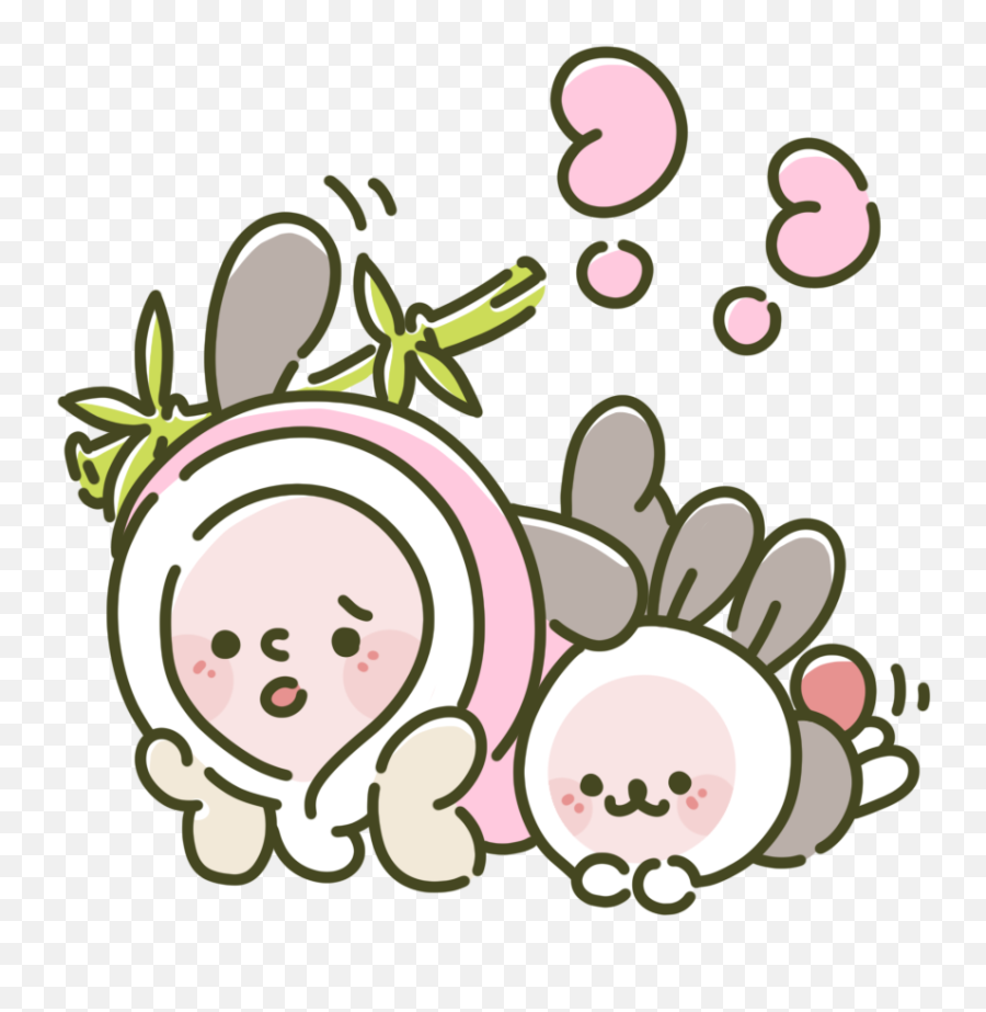 Sesi Four Seasons Characters On Behance - Dot Emoji,Kanahei Rabbit Emoticon