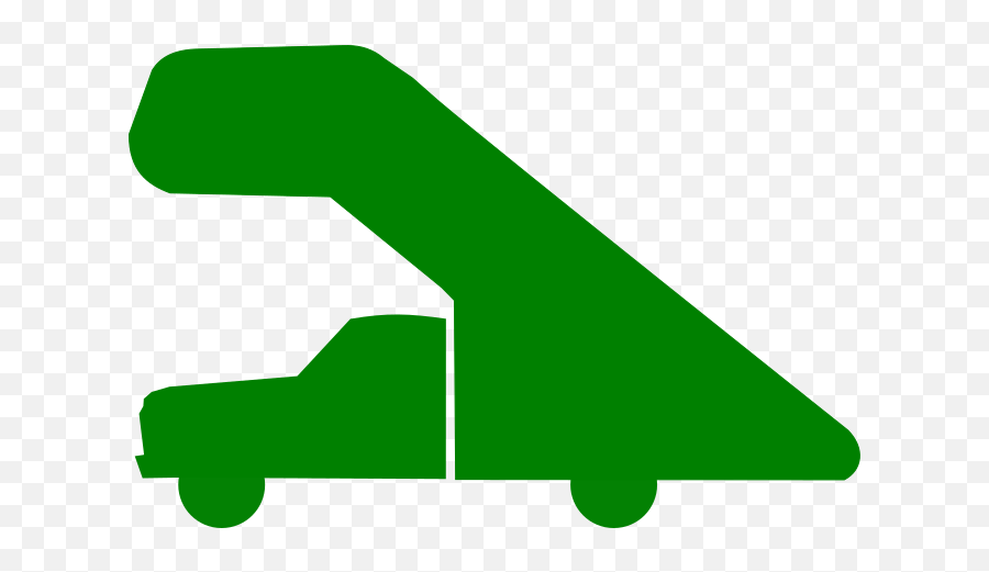 Green Aircraft Stairs On Truck Clip Art Image - Clipsafari Emoji,Dumptruck Emojis