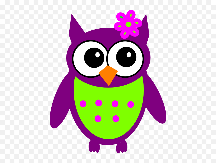 Girly Owl Clipart - Clipart Suggest Emoji,Green Owl Emoticon