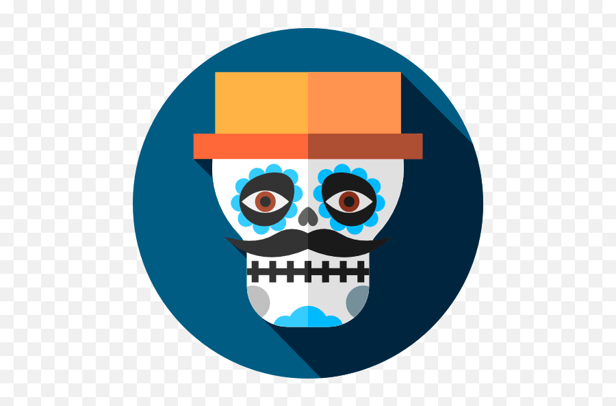 Mexican Skull - Free Cultures Icons Emoji,Mexico Flag Emoji For Facebook