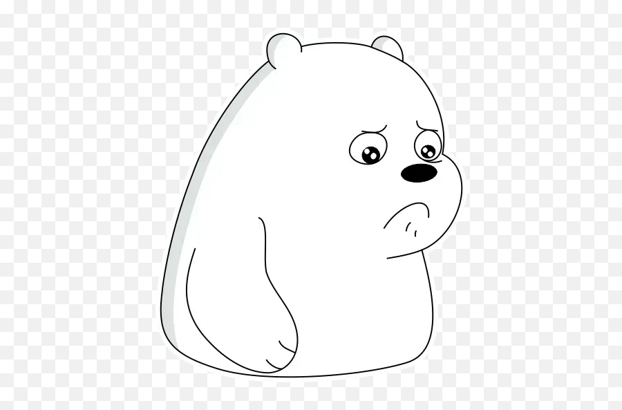 Ice Bear Sticker Pack - Stickers Cloud Emoji,We Bare Bears Emojis