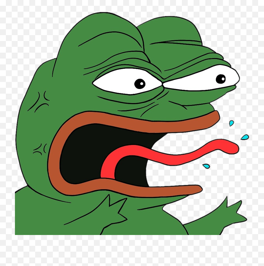 Frog Clipart Emoji Picture - Angry Pepe,Frog Emoji