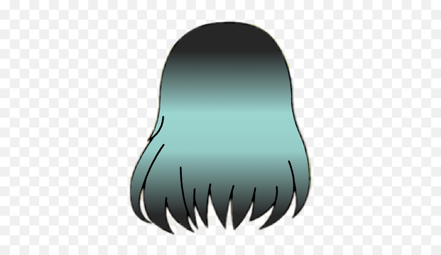 Freetoeditsticker Hair Base Blue Remixit Chibi Hair Emoji,Songs Gachaverse Colors Of Emotions'