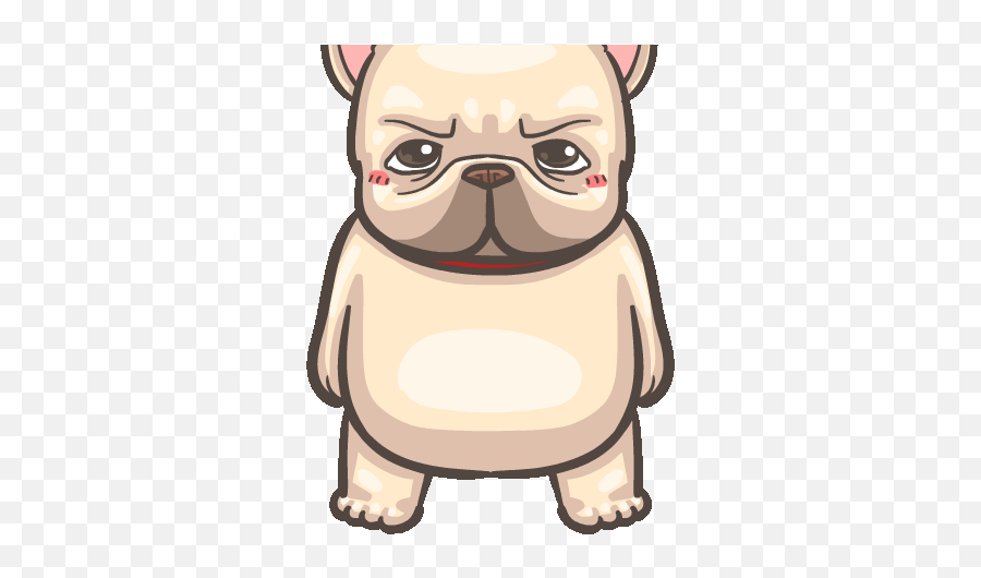 Cute Gif Cute Icons French Bulldog Art - Gif Pigu French Bulldog Emoji,Bulldog Emoticons