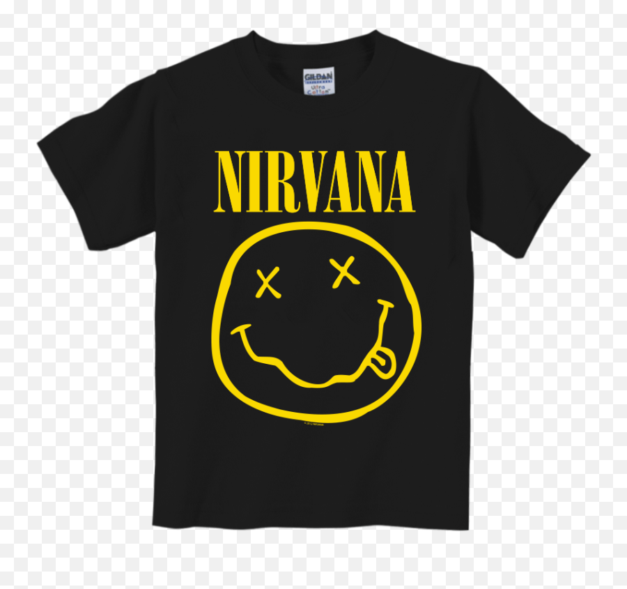 Cool Transparent Nirvana Smiley Png Photos - Theme Walls T Shirt Nirvana Emoji,Emoticon Shirt