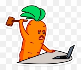 Telegram Sticker From Pack Emoji,Carrot Emoji