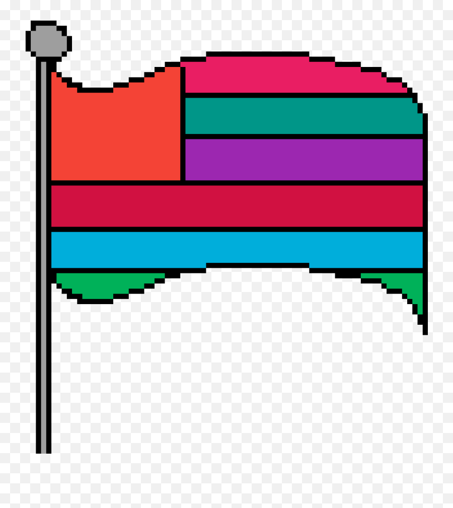 Pixilart - Random Color Flag By Disneyfangirl Emoji,Tringle Emoji