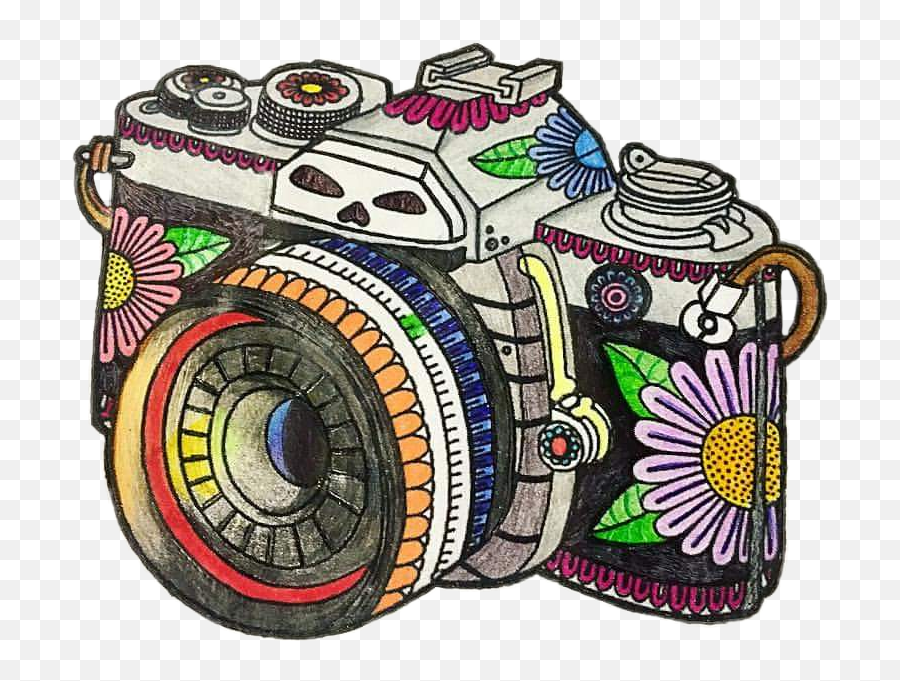 Camera Canon Pothography Sticker - Lovely Emoji,Camera With Flash Emoji