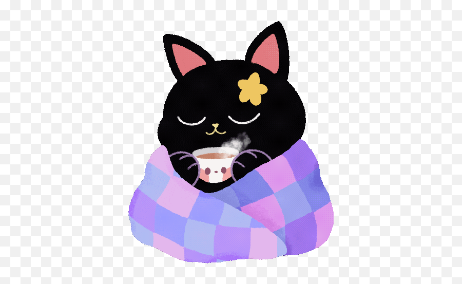 Sleepy Fall Season Sticker For Ios U0026 Android Giphy Cat Emoji,Cat Emoji.