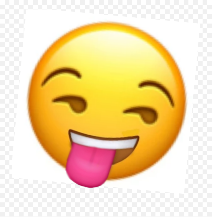 Freetoedit Emoji Freetoedit 333601876079203 By Asuna4443,Winking Emoji With Tongue