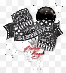 Happy Birthday Chalkboard Banner - Happy Birtyday Transparent Banner Emoji,Chalkboard Emoji