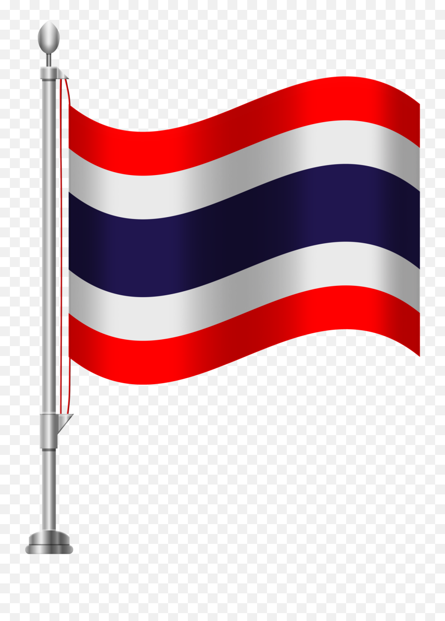 Thailand Flag Png Clip Art - Thai Flag Clipart Png Emoji,Thailand Emoji