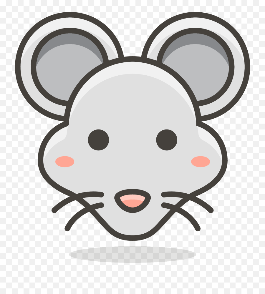 Mouse Face Emoji Clipart,Mouse Face Emoji