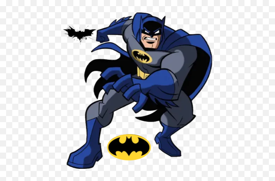 Batman Animado Figurinhas Para Whatsapp - Cartoon Animated Cartoon Network Batman Emoji,Emoji Do Batman