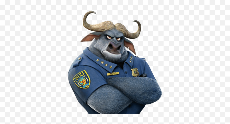 Chief Bogo Chief Bogo Disney Movie Characters Zootopia - Chief Bogo Emoji,Judy Hopps Emoji