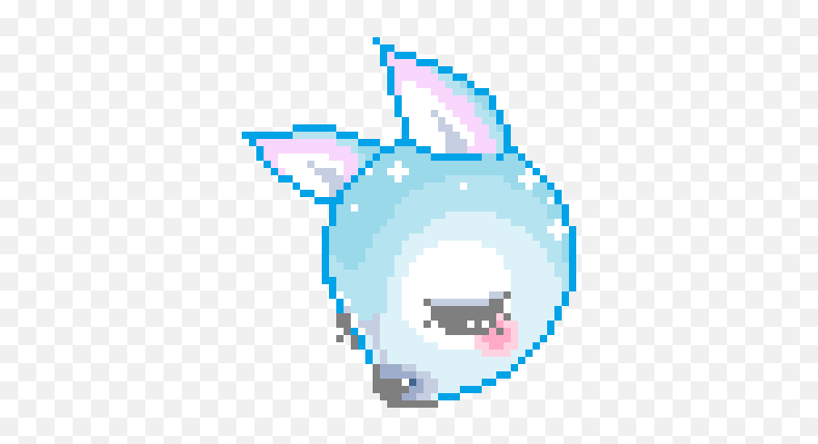 Anime Pixel Art - Blue Kawaii Pixel Transparent Emoji,Sigh Emoji Discord