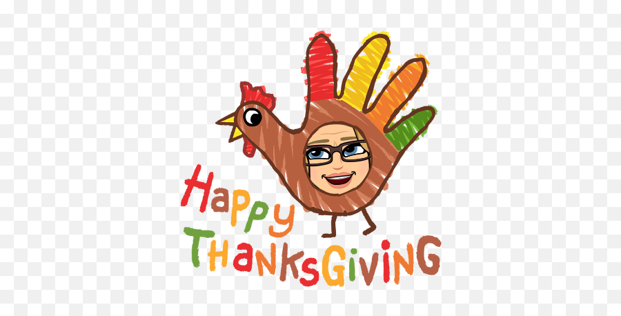 Columbia Upper Elementary 3 - 6 Thanksgiving Bitmoji Emoji,I'm In A Glass Case Of Emotion Animation