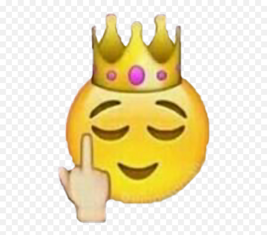 Stickerchallenge Emoji Savage Queen Sticker By Nozomoo - Iphone Middle Finger Emoji,Queen Emoji