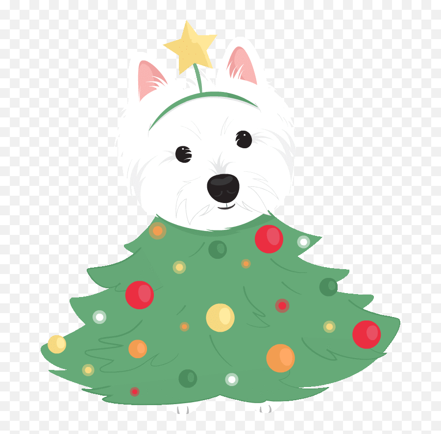 Merry Christmas Dog Sticker By Nazaret Emoji,Christmas Emojis On Iphone