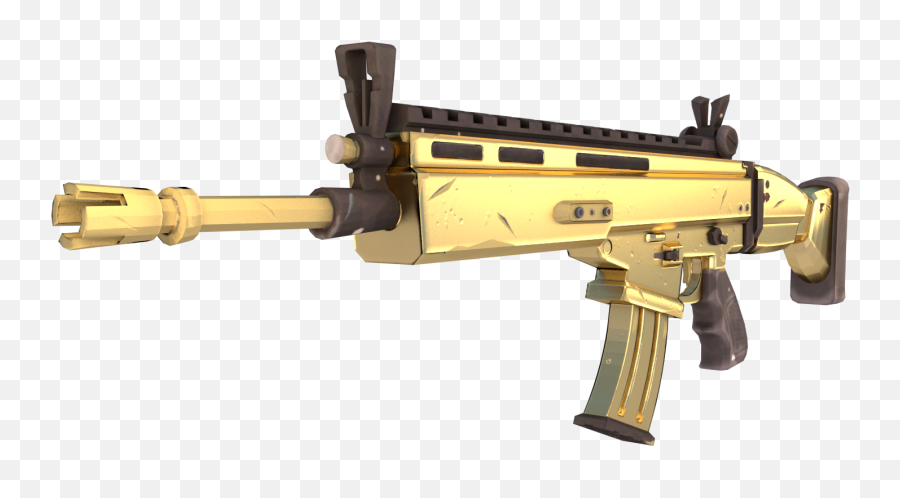 Gold Scar In Fortnite - Armas De Fortnite Doradas Emoji,Gun Emoji Removed