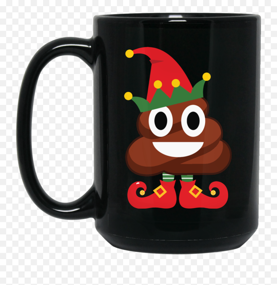 Elf Poop Emoji Funny Christmas - Mugs,Christmas Elf Emojis