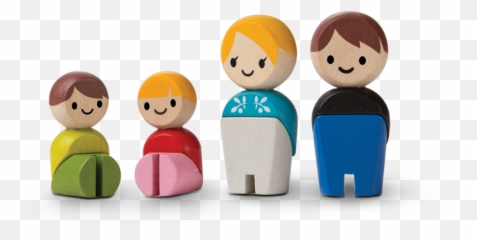 Family White - Plan Toys Family Emoji,Children Of The Whales No Emotion