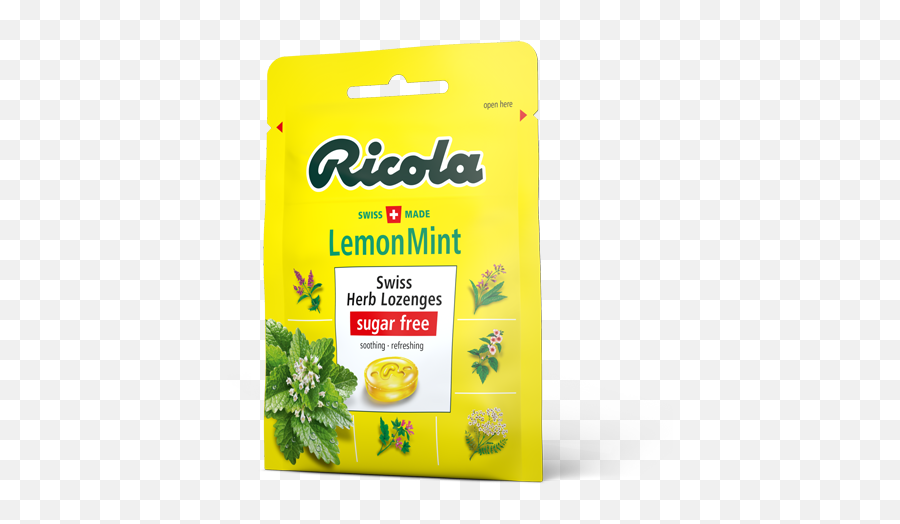 Ricola Your Everyday Throat Companion Ricola - Ricola Lozenges Lemon Mint Emoji,What Emotion Does Mint Represent