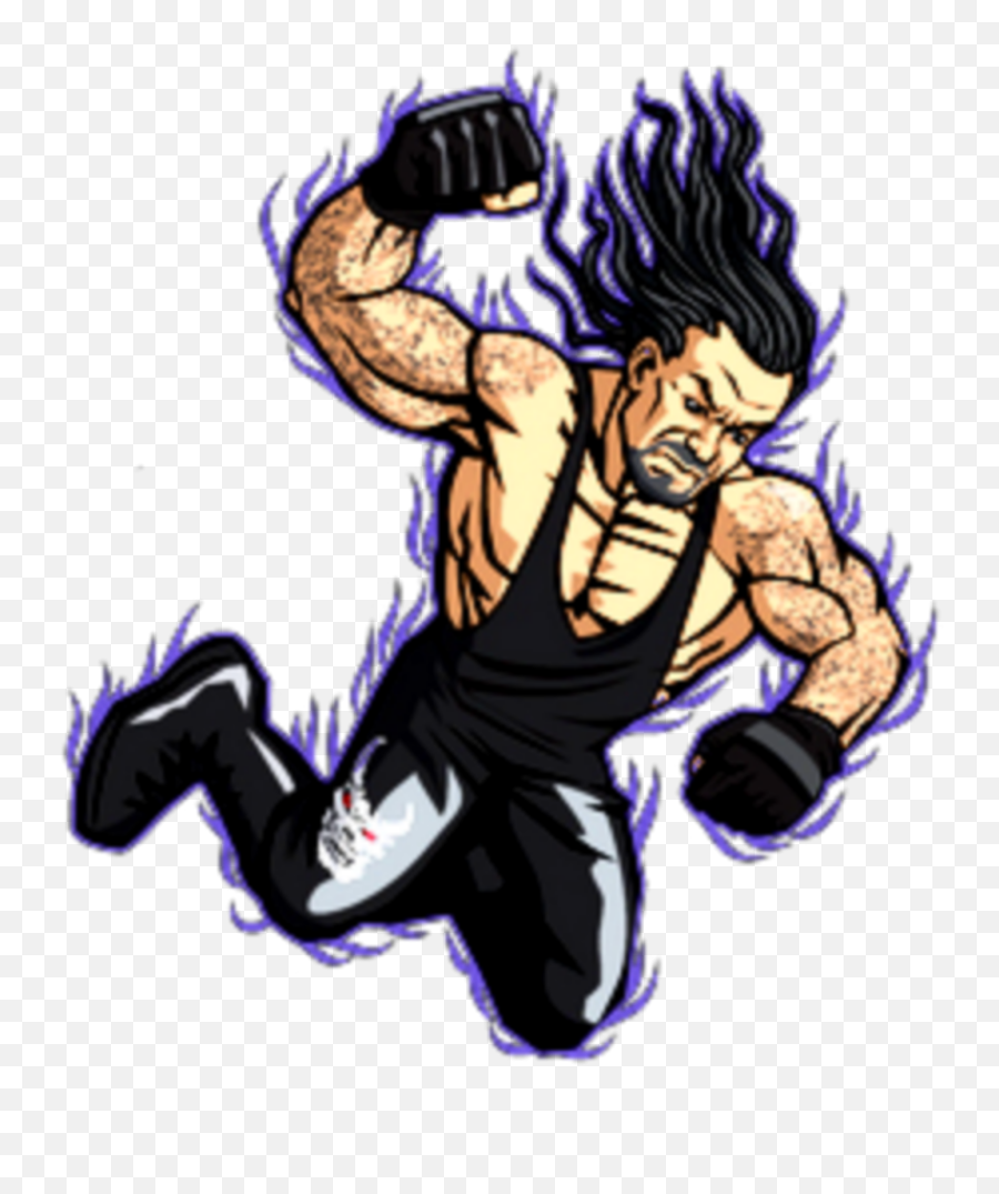 Wwe Undertaker Sticker By Eli Martin - Undertaker Cartoon Png Emoji,The Undertaker Emoji