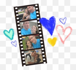 Download Filmstrip - Girly Emoji,French Kiss Emoji