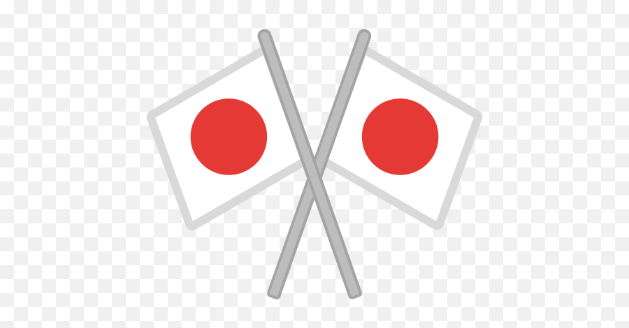 Crossed Japanese Flags - Emoji Bandera De Japon,Superhero Emoticons For Android