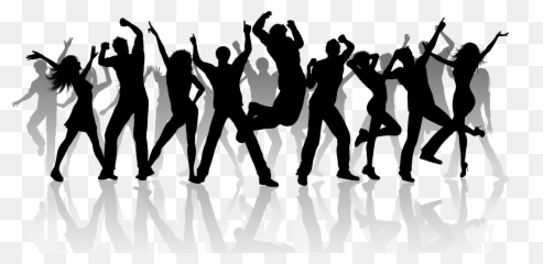 Download Dance Silhouette People Group - Transparent Dj Background Png Emoji,Emoticon Of Elephant Dancing Ballet