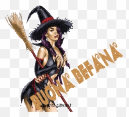 Pin - Befana Bella Emoji,Emoticon Witch And Cauldron Gif