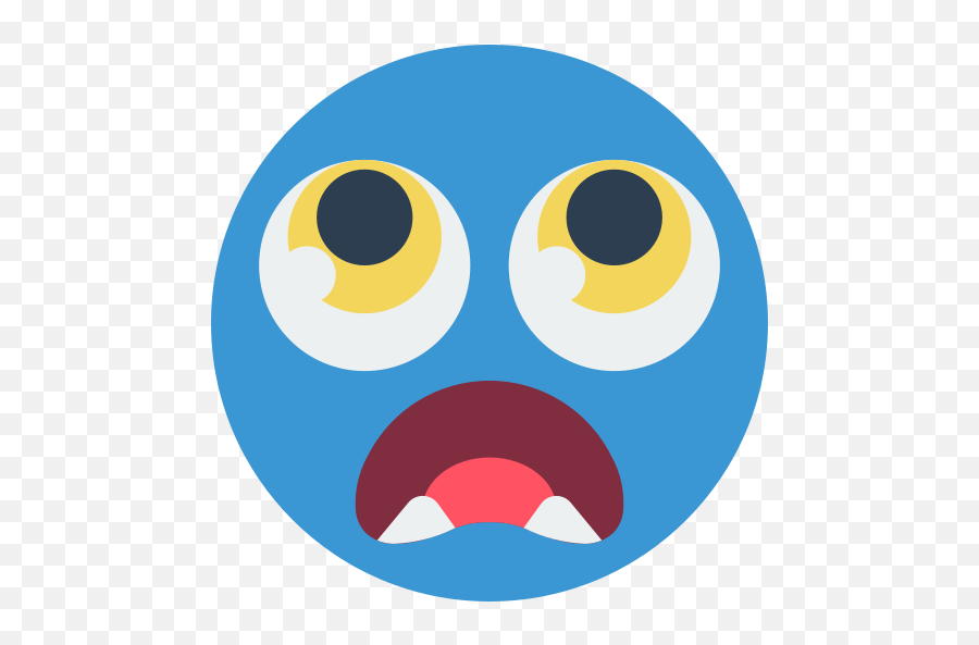 Amazed - Dot Emoji,Amazed Emoticon