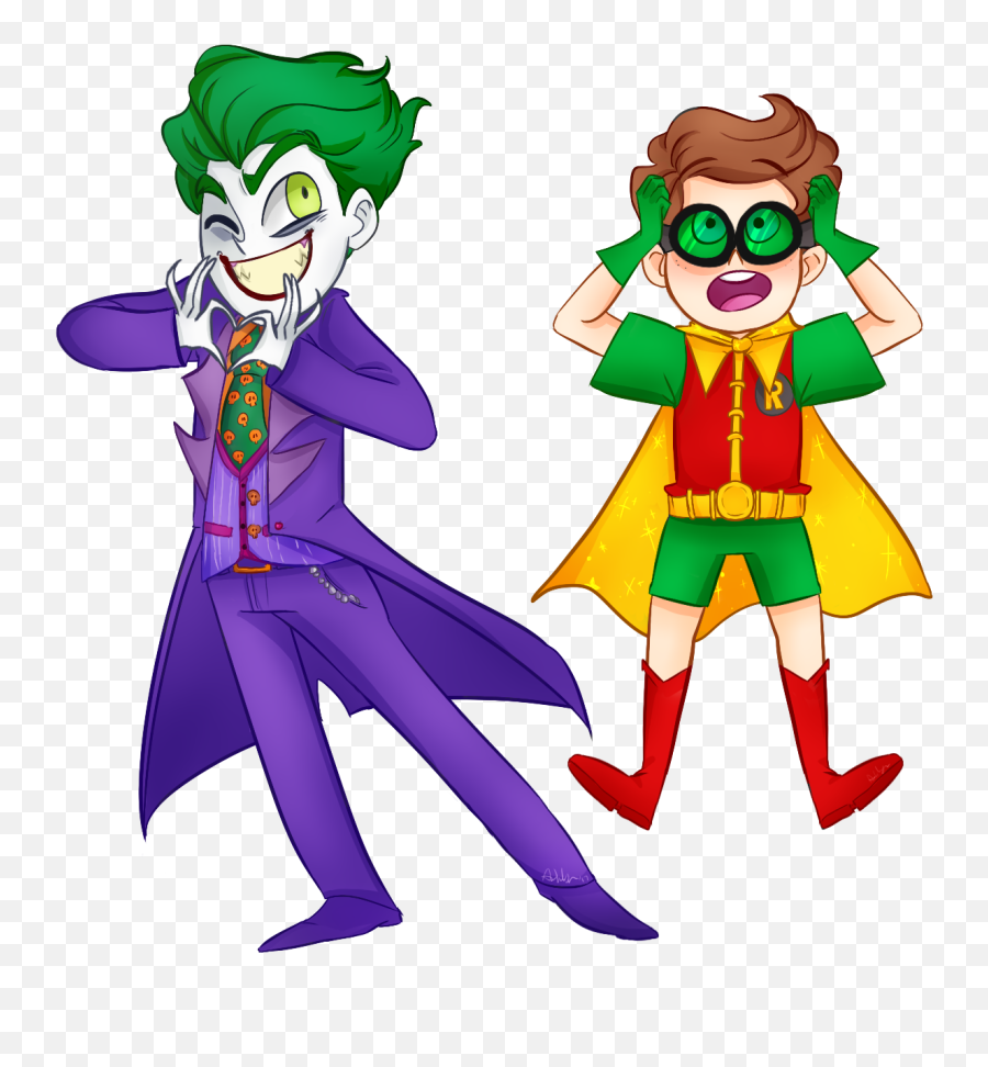 Legobatmanmovie Robin Joker Sticker By Lighttearose - Joker Emoji,Animated Joker Emoji
