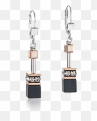 Orange And Black Cube Earrings Jewelry Earrings Cartamzcom - Coeur De Lion Schwarz Ohrringe Emoji,Emoticons Coração Partido No Teclado